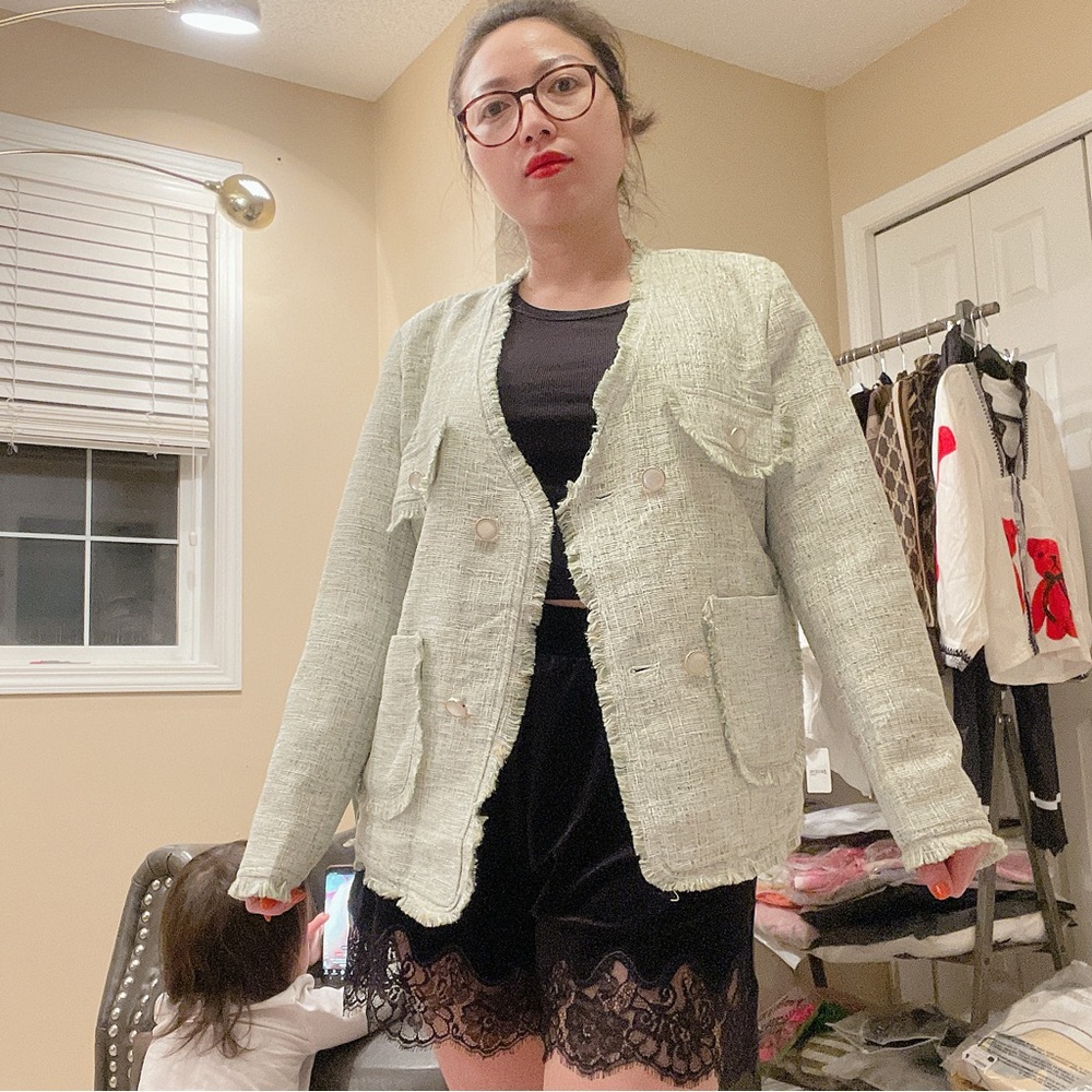 NEW WITH TAG Women felt blazer.